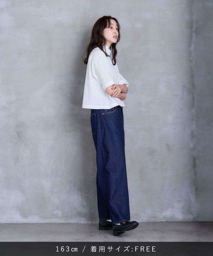 STSS0010 CALM SS OKKAKE SHIRT,WHITE, medium image number 4
