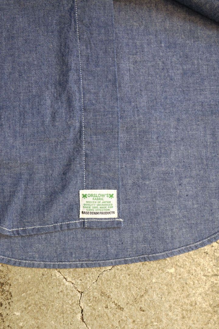 01-8112 Standard Button Down Shirt Chambray,, medium image number 3