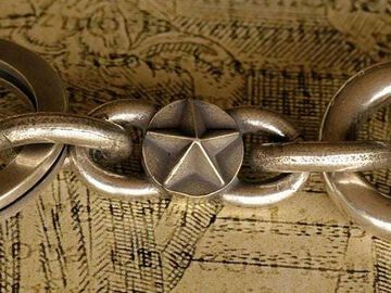 15AD-800 Star Studs Key Chain SV,, small image number 1