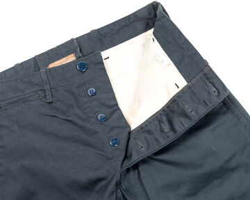WKSOTST2 10.5oz Workers Officer Trousers Slim (NAVY),, small image number 8