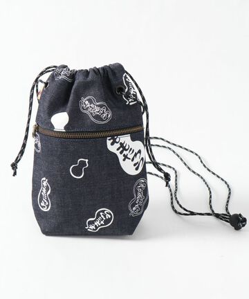 MZBG0039 11.5OZ Denim Drawstring Bag,, small image number 0