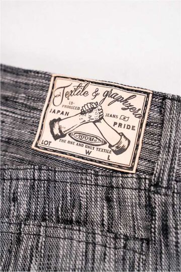 GZ-15SLSTSK-BKGY 15oz Kase Dyed Slim Jeans Black Gray,, small image number 7