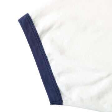 BR-25234 Slub Cotton Ringer S/S Print T-shirt【BOWL】,WHITE, small image number 6