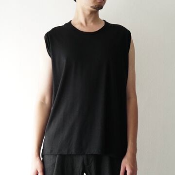 【CAPERTICA】CAP706CS29 Washable Wool Tank Top-EBONY-1,EBONY, small image number 32