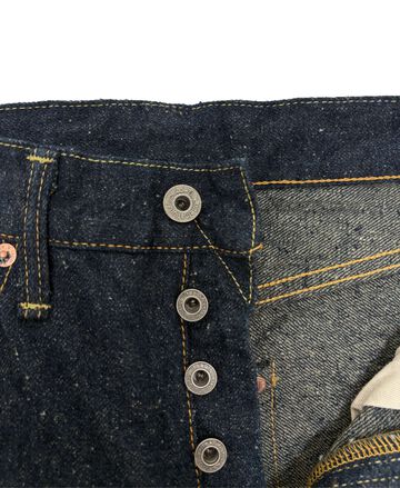 ONI288CCD-GOLV 15oz Crushed Concrete Denim Weft: Grayish Olive Kabuki Selvedge Regular Straight,, small image number 4