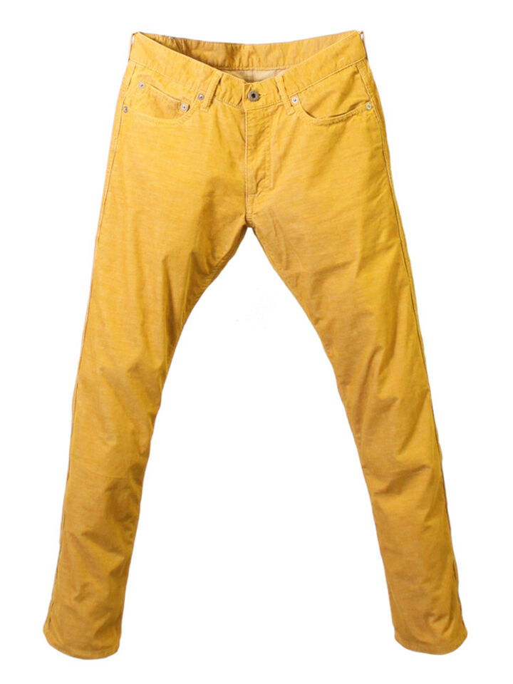 JB2101 TC CORDUROY ANKLE CUT SLIM STRETCH (Mustard),, medium image number 0