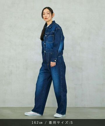 STPT6003 11.5oz PANEL JEANS【WOMEN'S】,LIGHT INDIGO, small image number 8