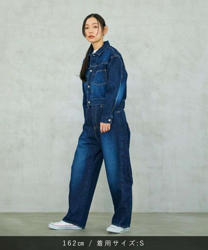 STPT6003 11.5oz PANEL JEANS【WOMEN'S】,LIGHT INDIGO, medium image number 8