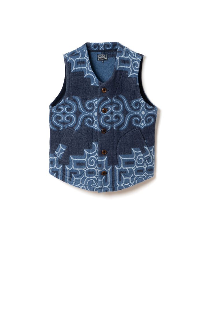 SP-105 45th Ainu Blanket Vest,, medium