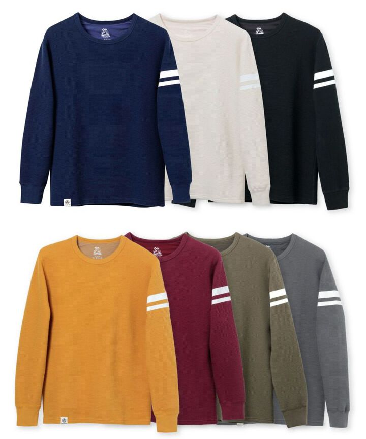 MZTS0079 GTB THERMAL LONG SLEEVE SWEATSHIRTS,NATURAL, medium image number 0