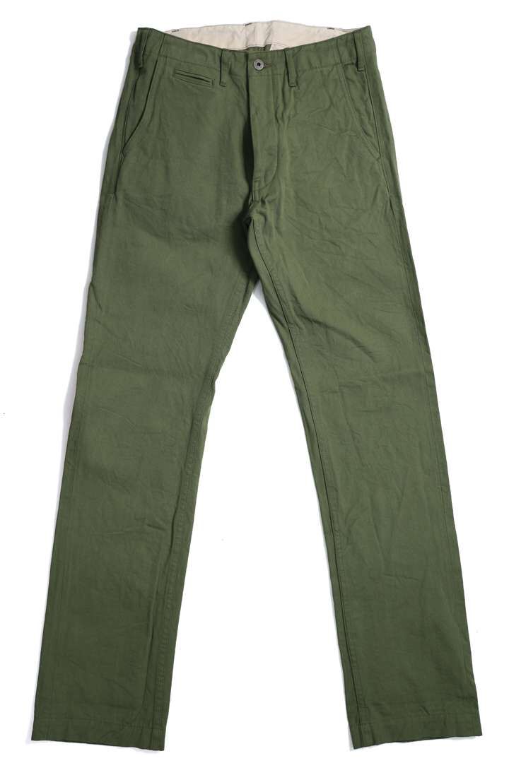 ONI737-SVC  9.5oz Selvedge Chino Trousers,KHAKI BEIGE, medium image number 15