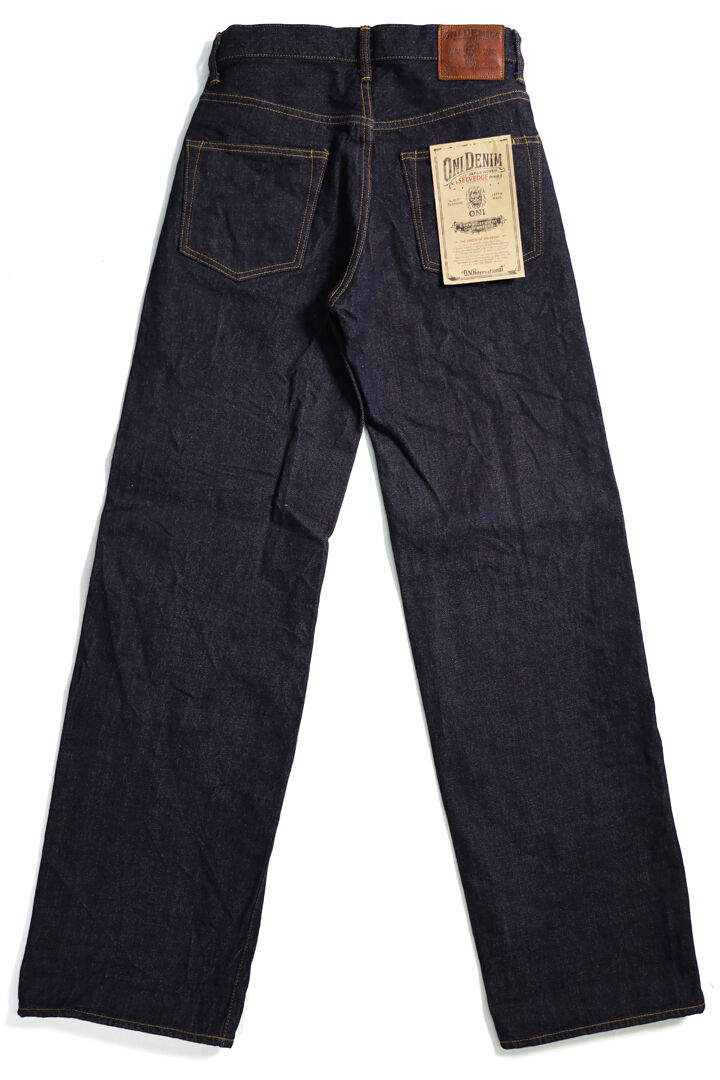 ONI222 15oz Low Tension Denim Wide Straight-One Wash-38,, medium image number 8