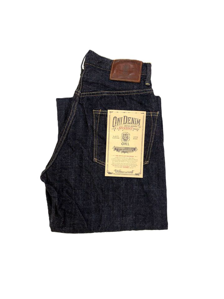 ONI222-LS13.5 13.5oz Long Slab Denim Super Wide Straight,, medium