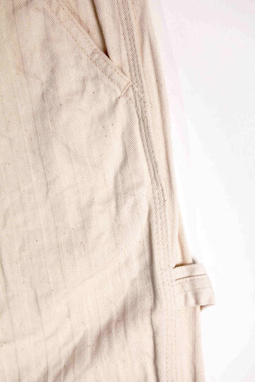 F0485 HERRINGBONE PAINTER PANTS (66 ECRU) WIDE TAPERED,, small image number 5