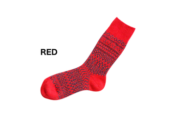NK0101 WOOL JACQUARD SOCKS RED SOX (2024 LIMITED COLOR),RED SOX, small image number 5