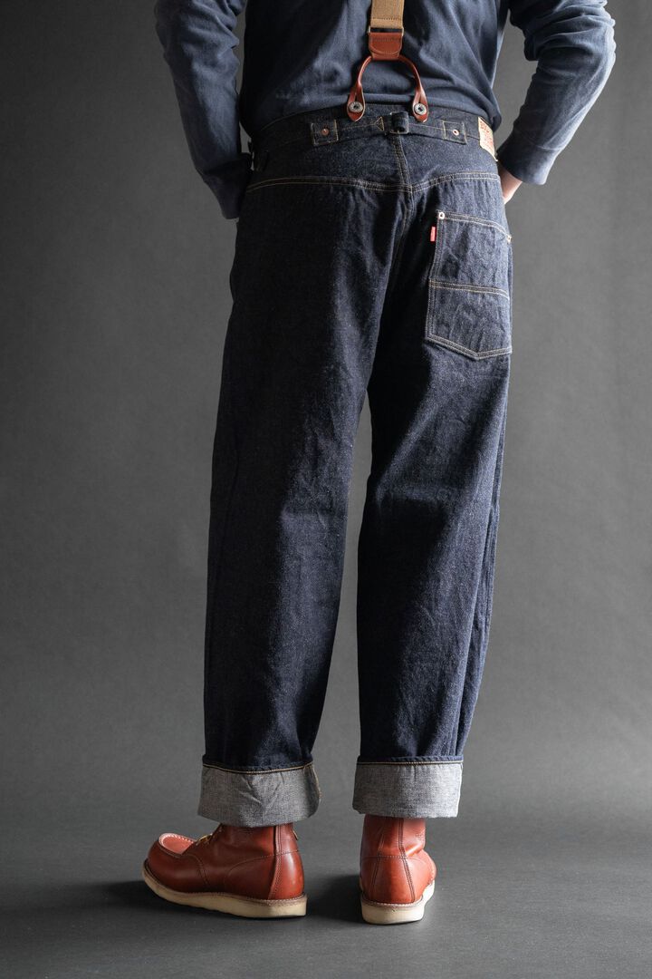 M101 (001) 14OZ WAIST OVERALL SEA ISLAND WIDE STRAIGHT,, medium image number 3