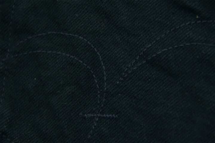 S710NBKII 17OZ BLACK DENIM SLIM FIT STRAIGHT-One Wash-29,, medium image number 7