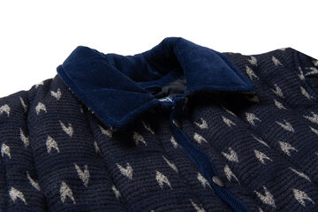 4597 Arrow Kasuri Indigo Sashiko Jacket,INDIGO, small image number 8