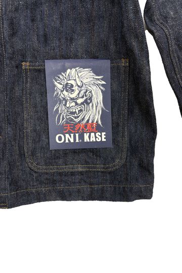 ONI03502-鬼KASE 16oz Natural Indigo ONIKASE Coverall,, small image number 3
