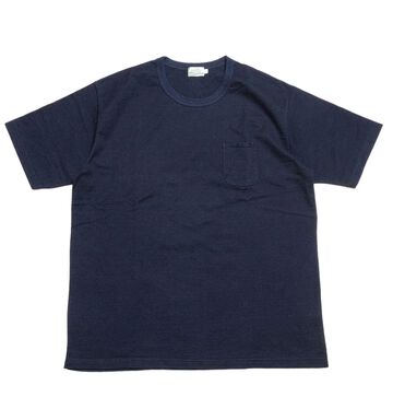 BURGUS PLUS - Indigo Pocket Tee - HBP-029-LIGHT INDIGO-XL,LIGHT INDIGO, small image number 0