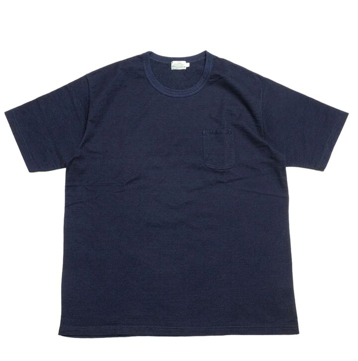 BURGUS PLUS - Indigo Pocket Tee - HBP-029-DARK INDIGO-XL,DARK INDIGO, medium