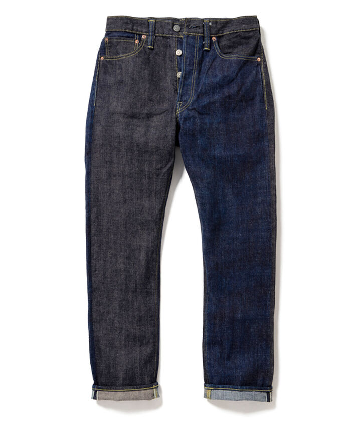 SC41701 Ryukyu indigo blend x HAWAII indigo blend made of sugar cane 14oz. DENIM SLIM MODEL