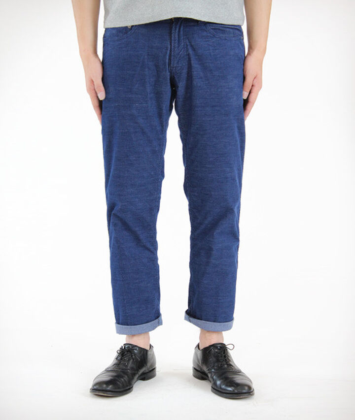 JB2101 TC CORDUROY ANKLE CUT SLIM STRETCH (Navy),, medium image number 12