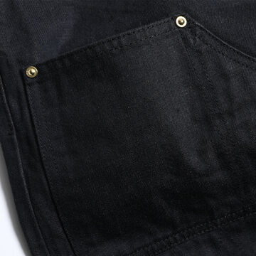 1908 13.5oz W Knee Narrow Blackie Denim,, small image number 3