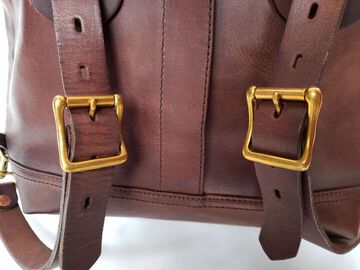 VS-205L LEATHER ROLL TOP Back pack (BROWN),, small image number 9