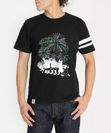 15THP07 Going To Battle Zimbabwe Cotton 15TH T-Shirt-BLK- L,BLK, small image number 1