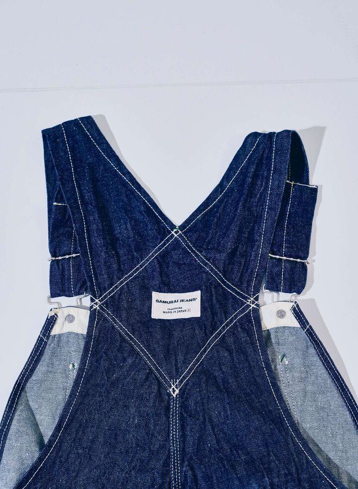 SJOVAL-SC01 10oz Samurai Cotton Denim Overalls,, medium image number 11