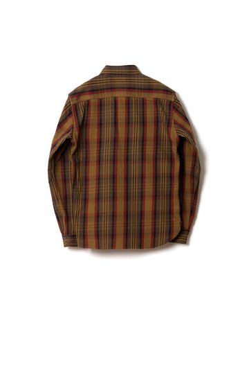 5714 Heavy Flannel Shirts,YELLOW, small image number 1