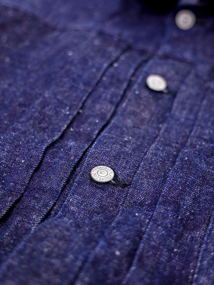 SC11201 13oz Awa-Aikon indigo Denim Blouse-42,, medium image number 7