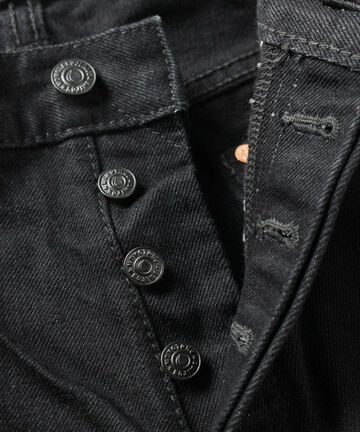 B0105SP 15.7OZ GTB Selvedge black x black denim narrow tapered(ONE WASH),, small image number 12