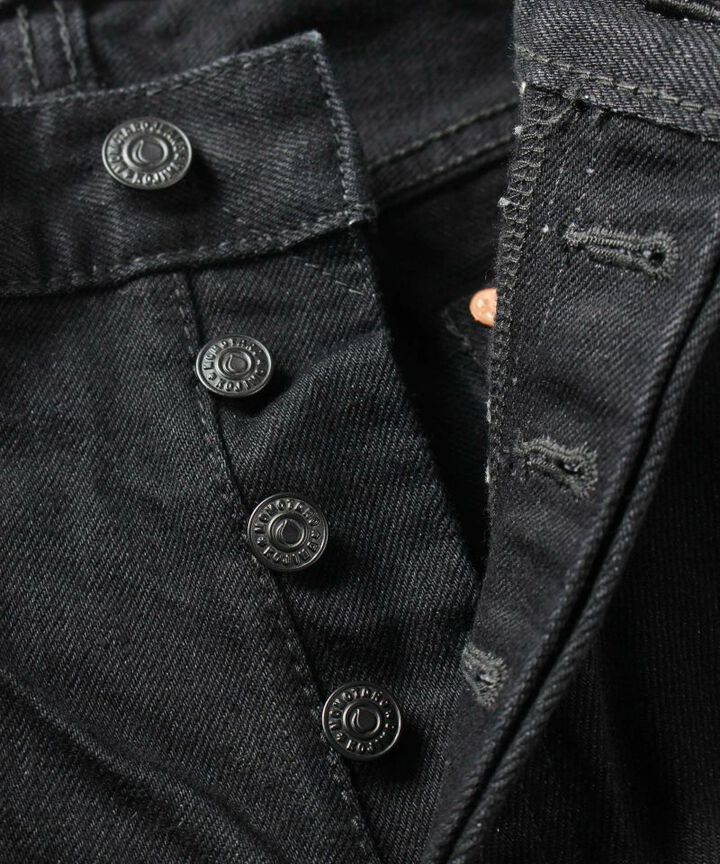 B0105SP 15.7OZ GTB Selvedge black x black denim narrow tapered(ONE WASH),, medium image number 12