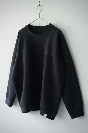 【vleed prologue】VL-003 Multi High Function Double Knit / Raglen Sweat,SUMIKURO x BLACK, small image number 3