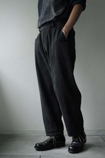 244PT06 Sashiko / Side Seamless Slacks,ANKOKU, small image number 2