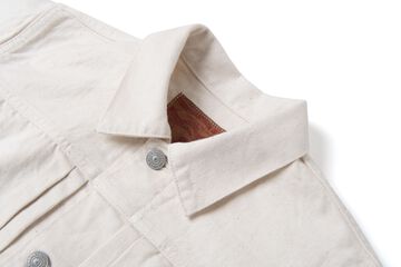 SDL-411E 1st Type White Denim Jacket,, small image number 2