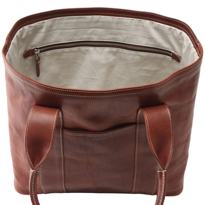PAILOT RIVER PR-STT-GP (REDMOON) Tote Bag PR-STT-GP (Oil Leather Black, Oil Leather Red Brown, Oil Leather Dark Brown, Saddle Leather Natural),OIL LEATHER RED BROWN, medium image number 10