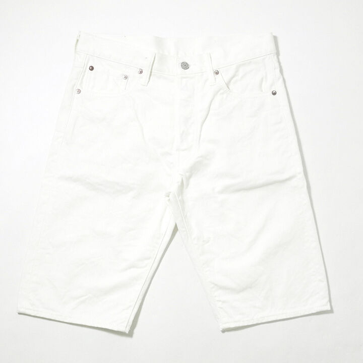 s770-01 Lot.S770 5Pocket White Denim Shorts S770-01 (white),, medium
