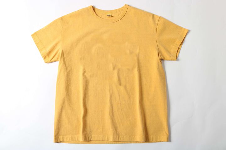 BR-26310 14/-GOAT TEE SLD (5COLORS),MUSTARD, medium image number 0