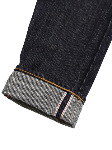 EGD2000TDRED #2000T 14.5oz No.1 DENIM Slim Fit Tapard Jeans (KAMOME/ RED),, small image number 3