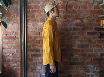 TR21AW-403 Machine Age Flannel Shirts-MUSTARD-L,MUSTARD, small image number 12