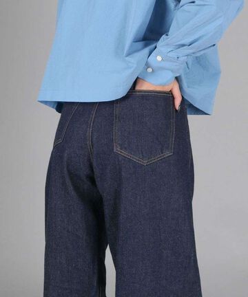 STPT6000 12.5oz BANAVE JEANS WIDE STRAIGHT,INDIGO, small image number 5