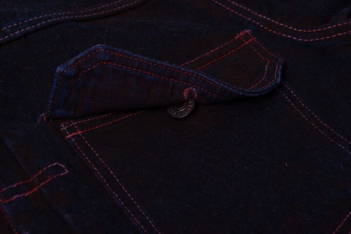 【Pre-Order】D4669 15oz No.100 Bengara-dyed Denim Jacket,, medium image number 5