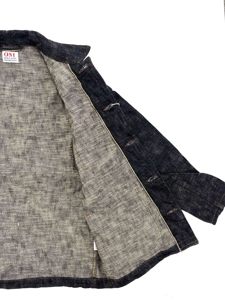 ONI03502-KASURI 17oz ONI Kasuri Denim Coverall,, medium image number 4