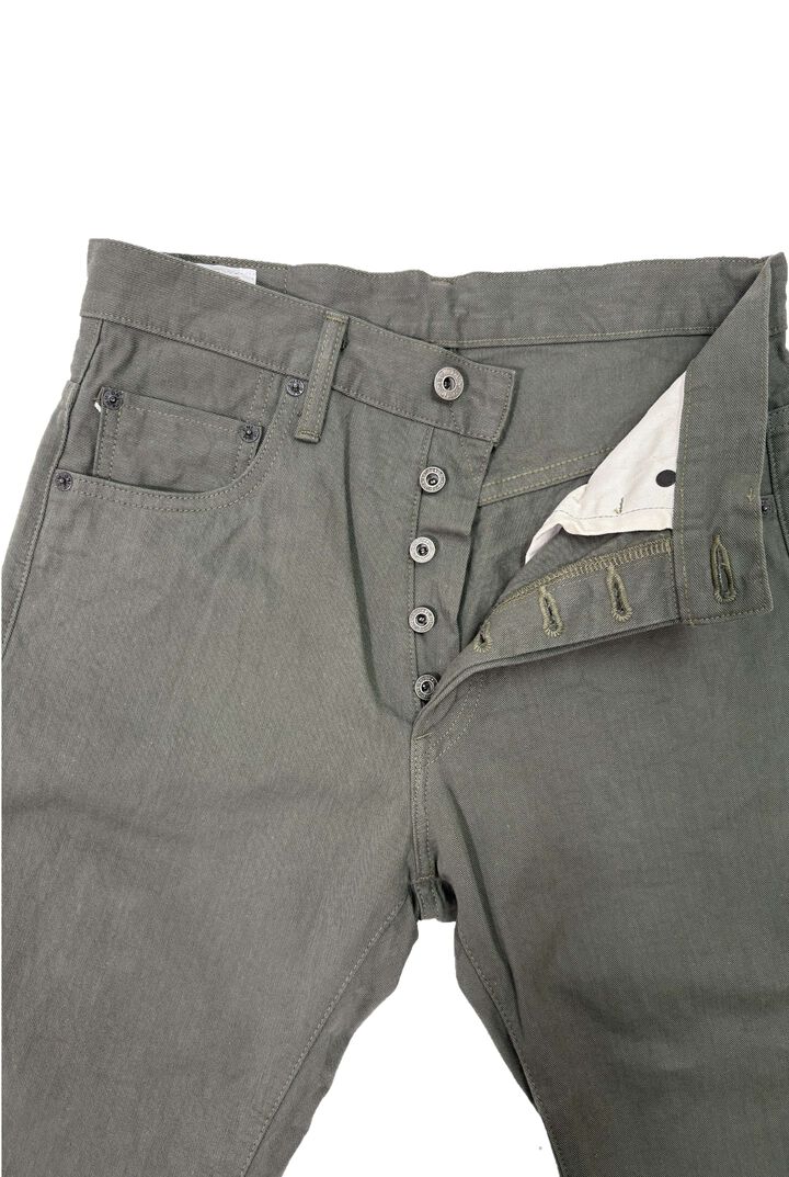 ONI266SVC-GOL Selvedge Chino Light Olive Relax Straight,, medium image number 3