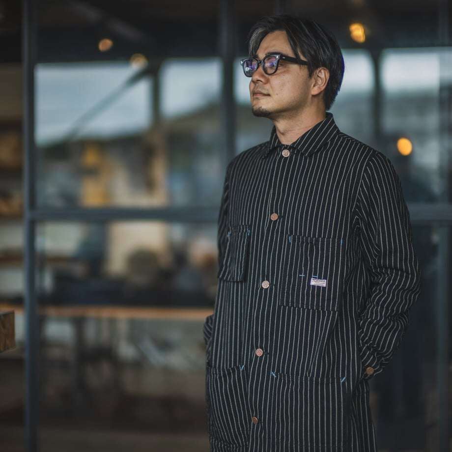 TCB 10oz Shop Coat Tabby's Coat Black Wabash