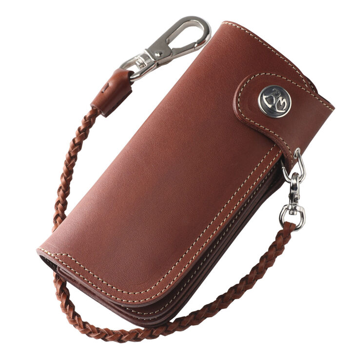 PAILOT RIVER PR-CW02-RG (REDMOON) Long Wallet PR-CW02-RG (Oil Leather Black
 Oil Leather Red Brown
 Oil Leather Dark Brown
 Saddle Leather Natural),OIL LEATHER BLACK, medium image number 2