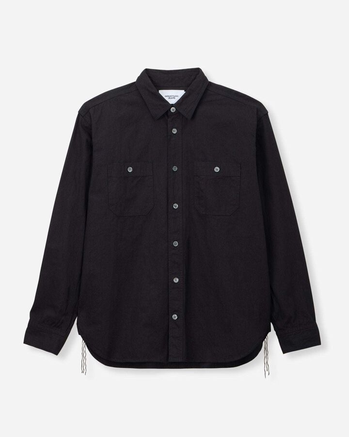 MMLS6005 SASHIKO L/S SHIRT,INDIGO, medium image number 4